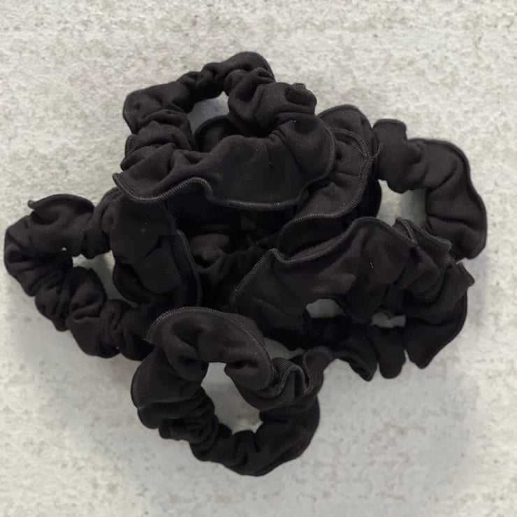 Black Scrappy Scrunchies