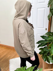 Olive Woman's Oversized Hoodie